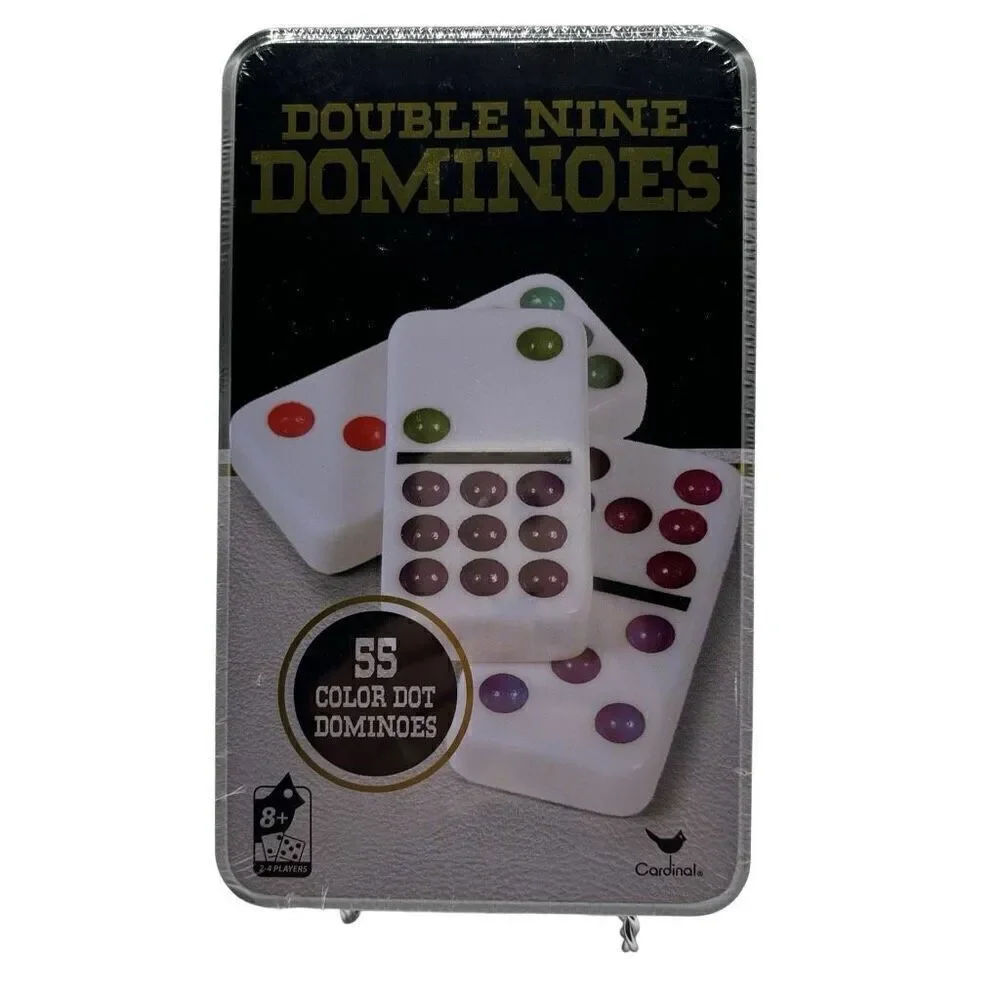 Cardinal Classics‎ Double Nine Dominoes Set in Collectible Storage Tin